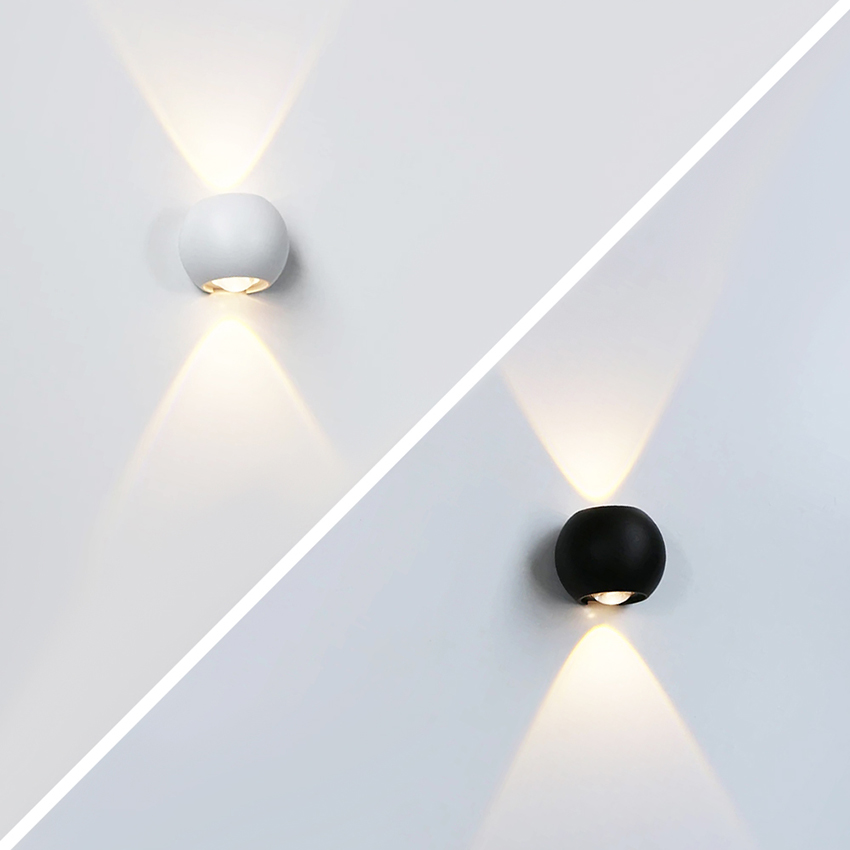 Decor Lighting Cy - 6W Outdoor Waterproof Wall Lamp Round