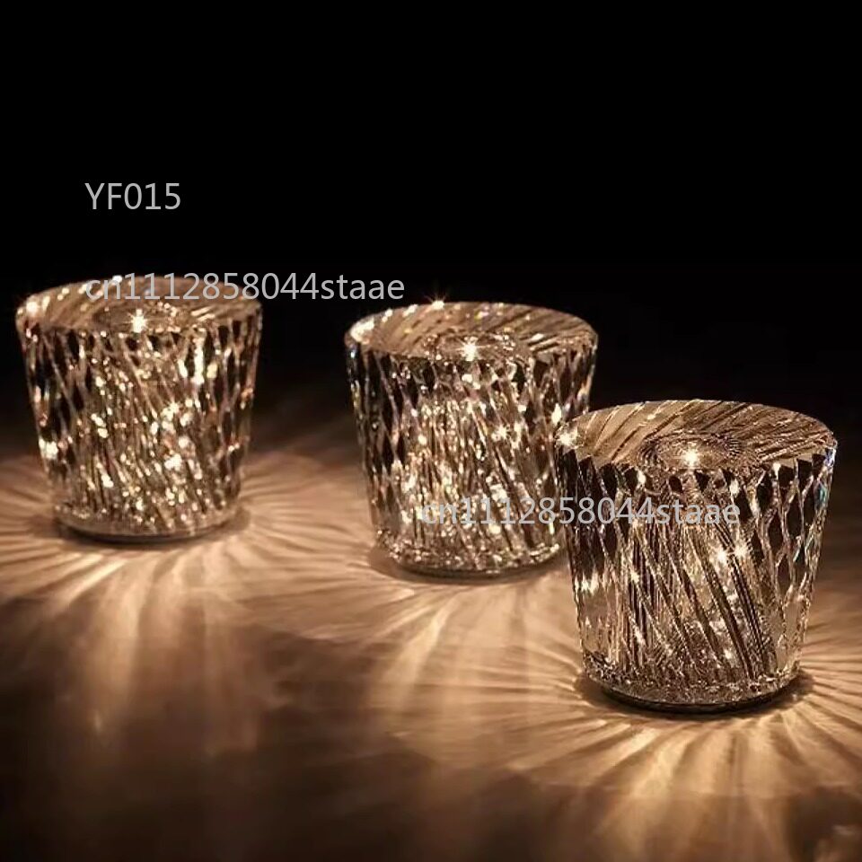 Restaurant Lighting Decoration - USB Rechargeable Crystal Table Lamp 3