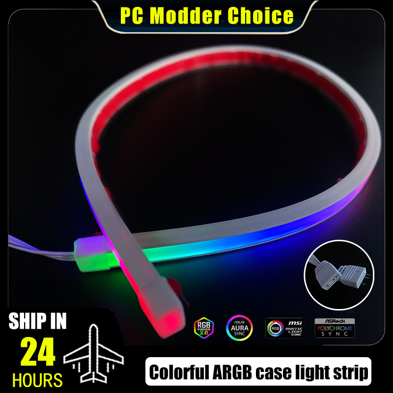 Lighting Bolt Decor - Computer Case Cabinet Decoration LED Strip