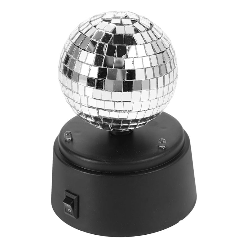 Restaurant Lighting Decoration - AB41-Battery-Powered Rotating Mirror Ball Led Table