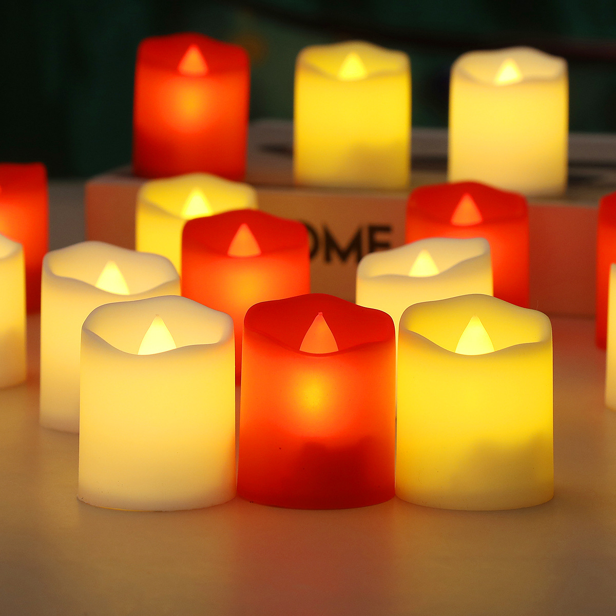 Restaurant Lighting Decoration - LED electronic candle light,swaying simulated candle