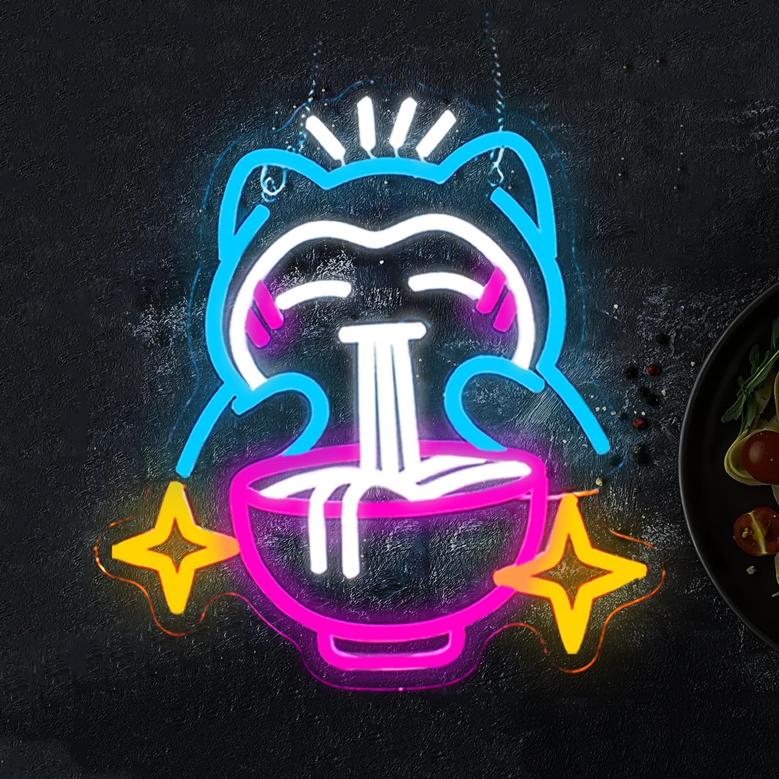 LED Ramen Neon Light - Cute Be - Restaurant Lighting Decoration recension och pris