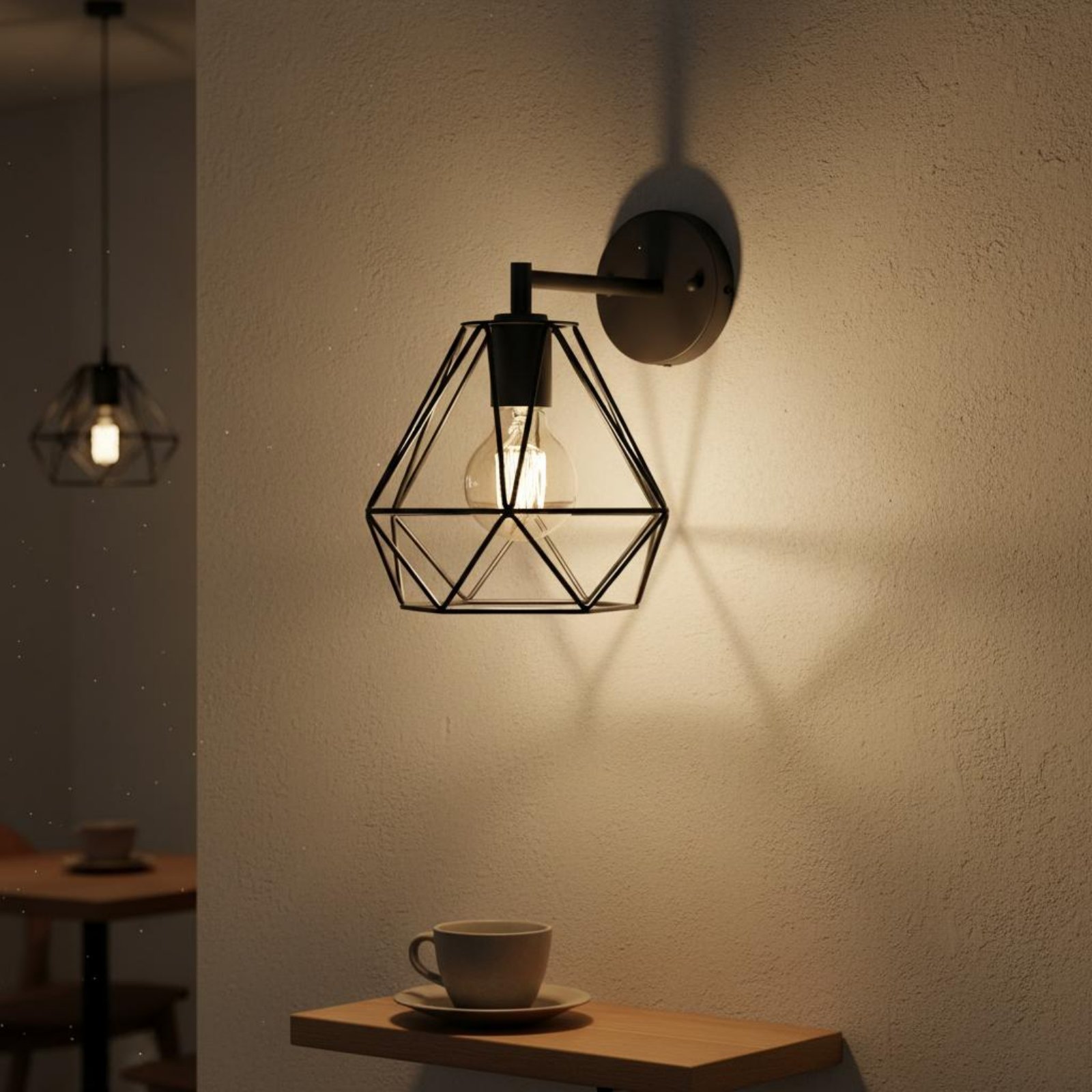 Rhombus Shape Lamp Shade Minim - Geometric Lamp Shade recension och pris