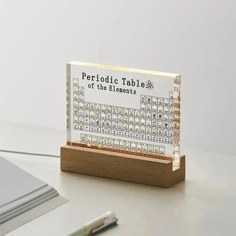Mendeleev Periodic Table Acryl - Elements Lighting Decor recension och pris
