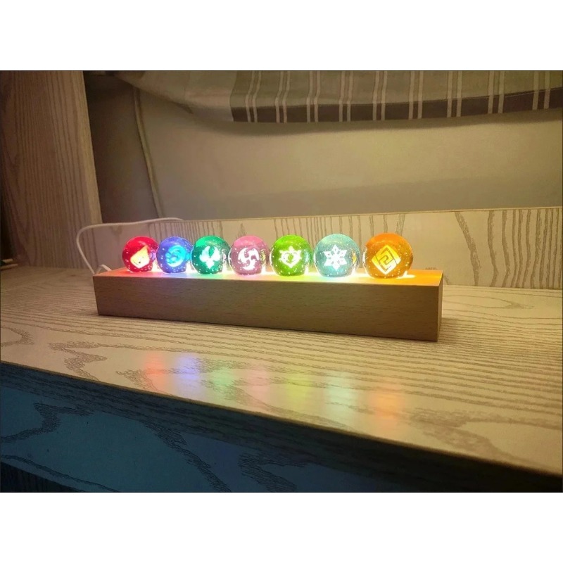 Game Genshin Impact Crystal Ba - Elements Lighting Decor recension och pris
