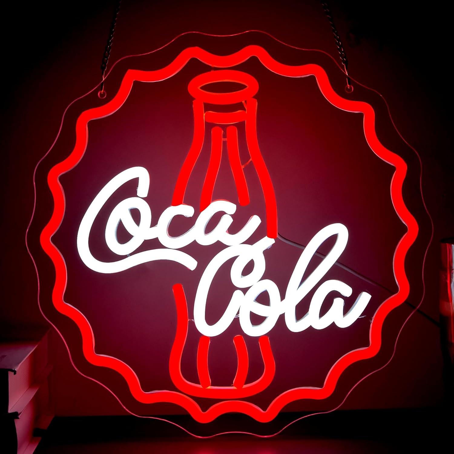 Cola Neon Sign Art Wall Light  - Restaurant Lighting Decoration recension och pris