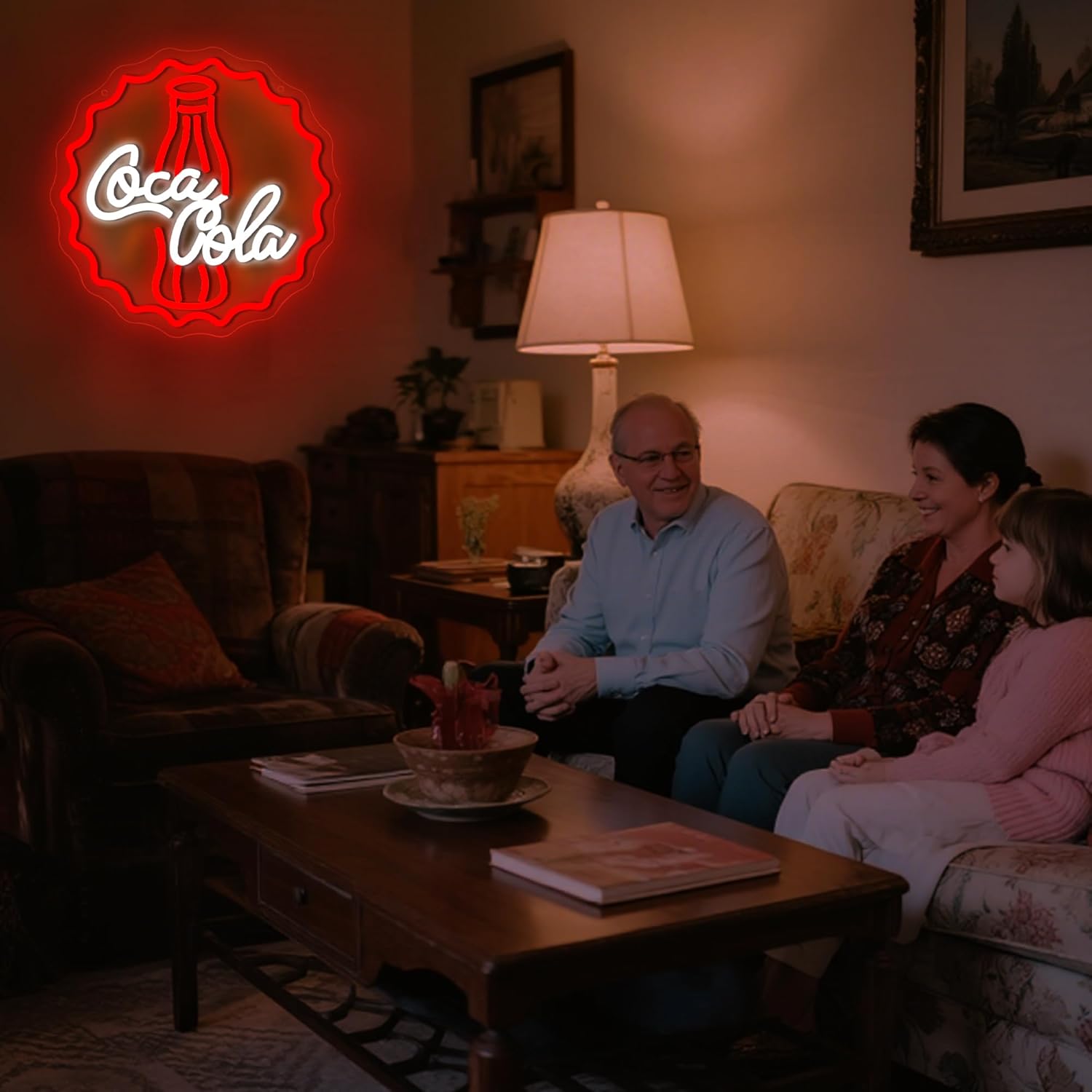 Cola Neon Sign Art Wall Light  - Restaurant Lighting Decoration recension och pris