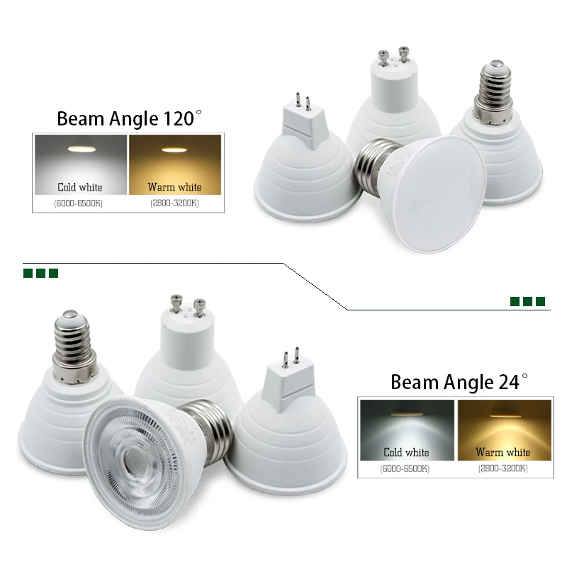 10pcs LED Bulbs E27/E14 MR16 G - Decor Lighting Hours recension och pris