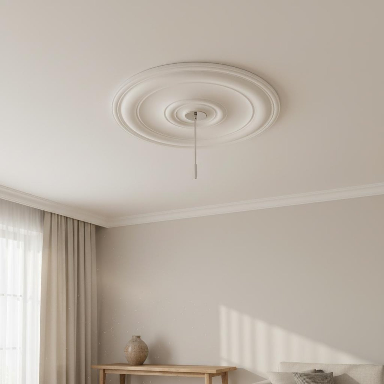 Round Ceiling Medallion Europe - Decor Lighting & Decor Fires recension och pris