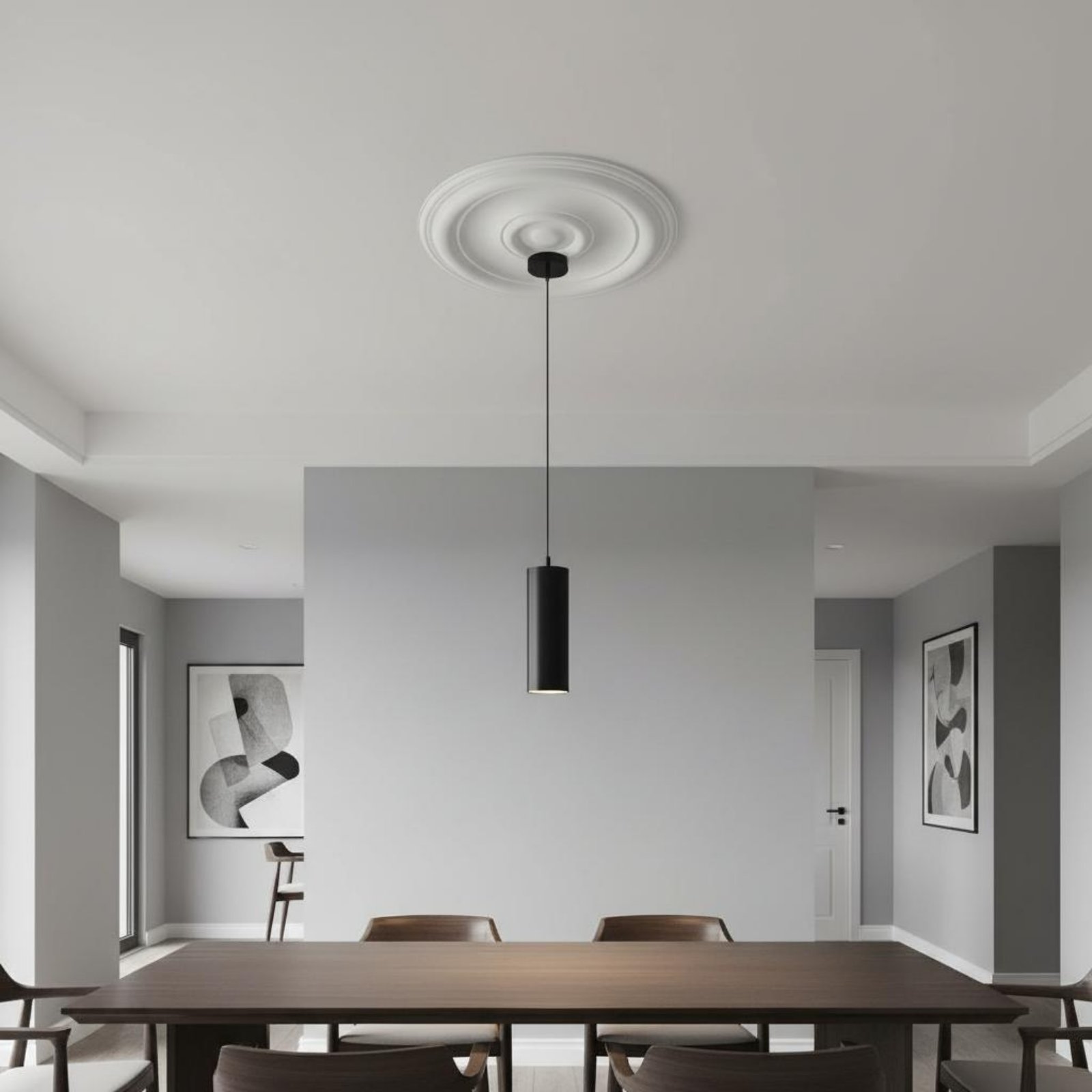 Round Ceiling Medallion Europe - Decor Lighting & Decor Fires recension och pris