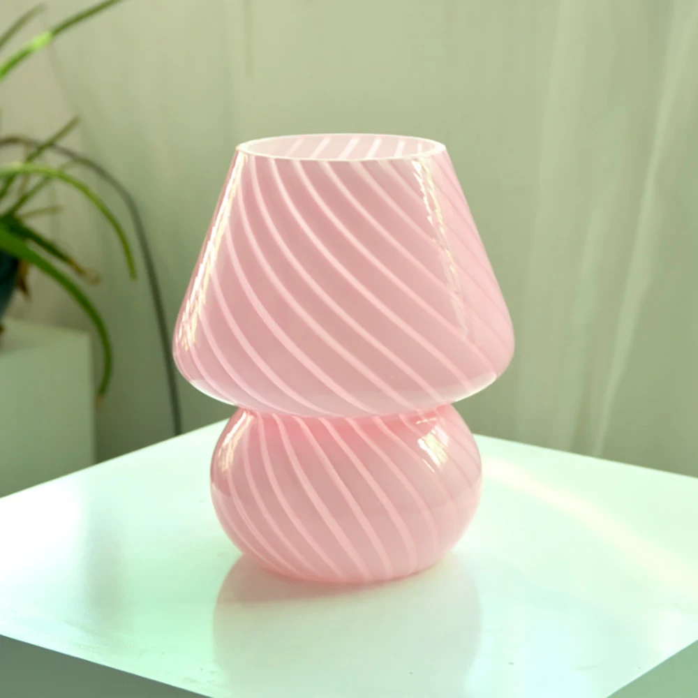 Glass Mushroom Table Lamp for  - Decor Lighting Cy recension och pris
