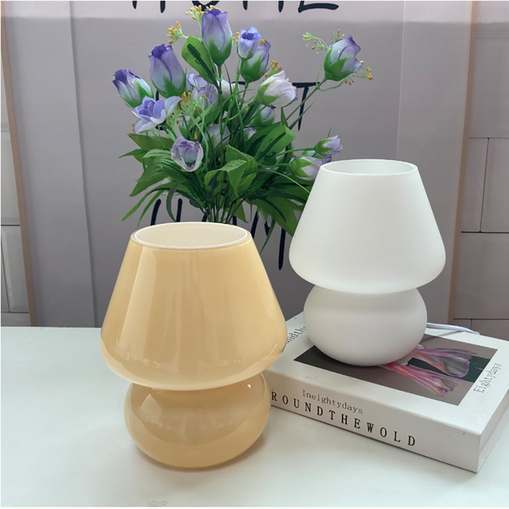 Glass Mushroom Table Lamp for  - Decor Lighting Cy recension och pris