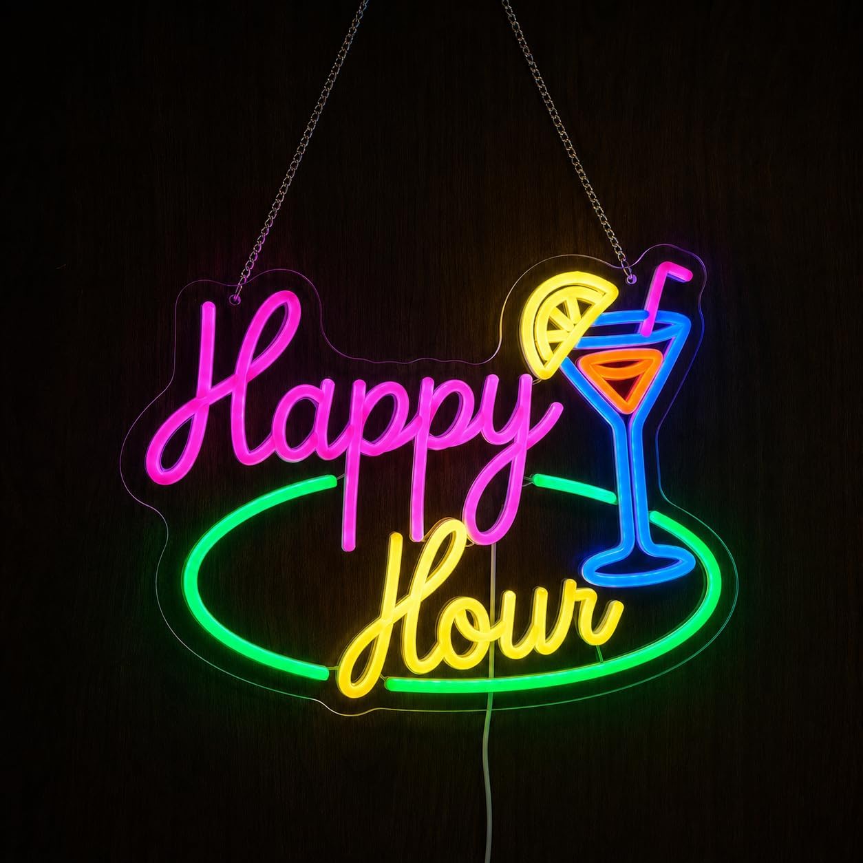 Happy Hour Cocktail LED Neon S - Decor Lighting Opening Hours recension och pris