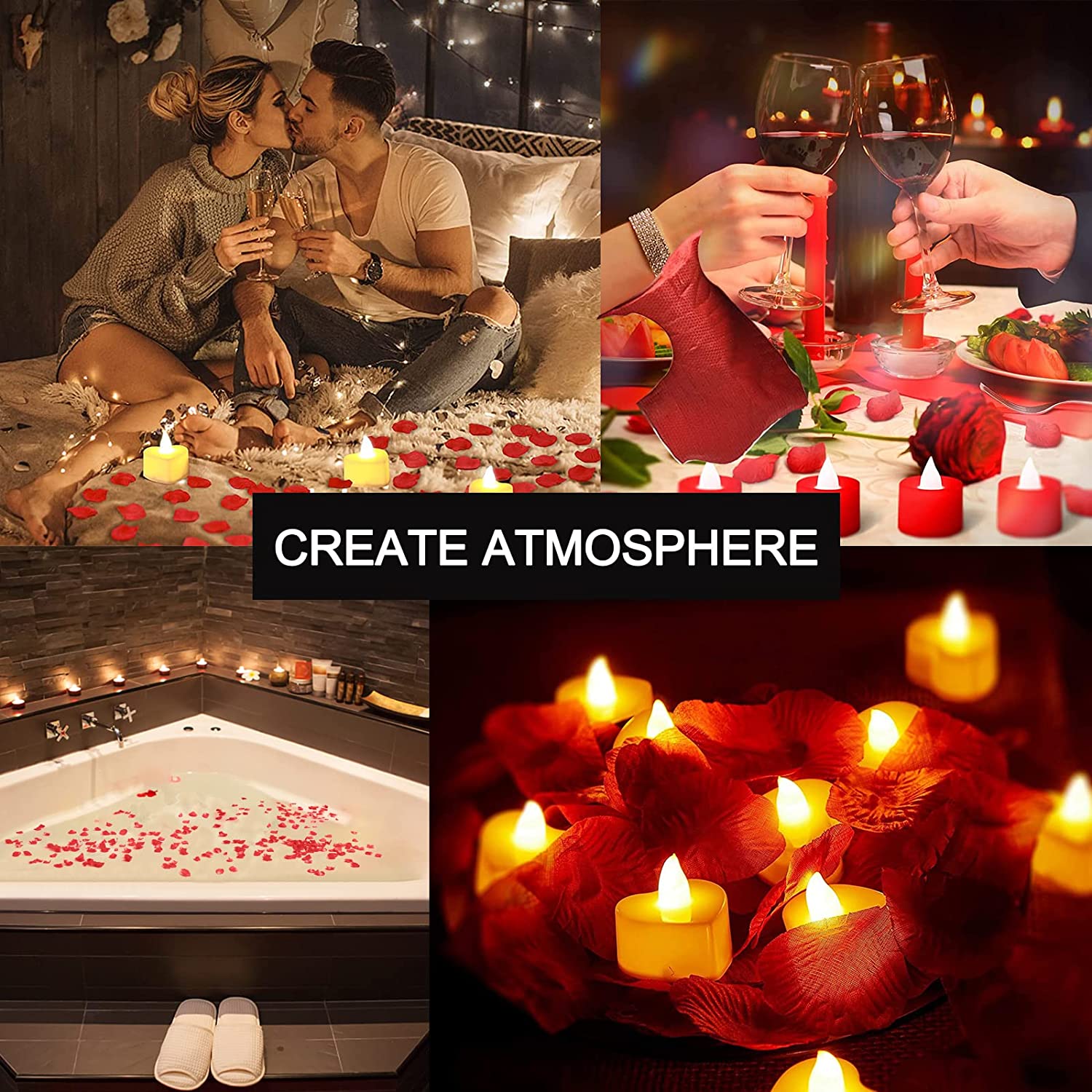 12/24Pcs Flameless LED Tea Lig - Decor Lighting Hours recension och pris