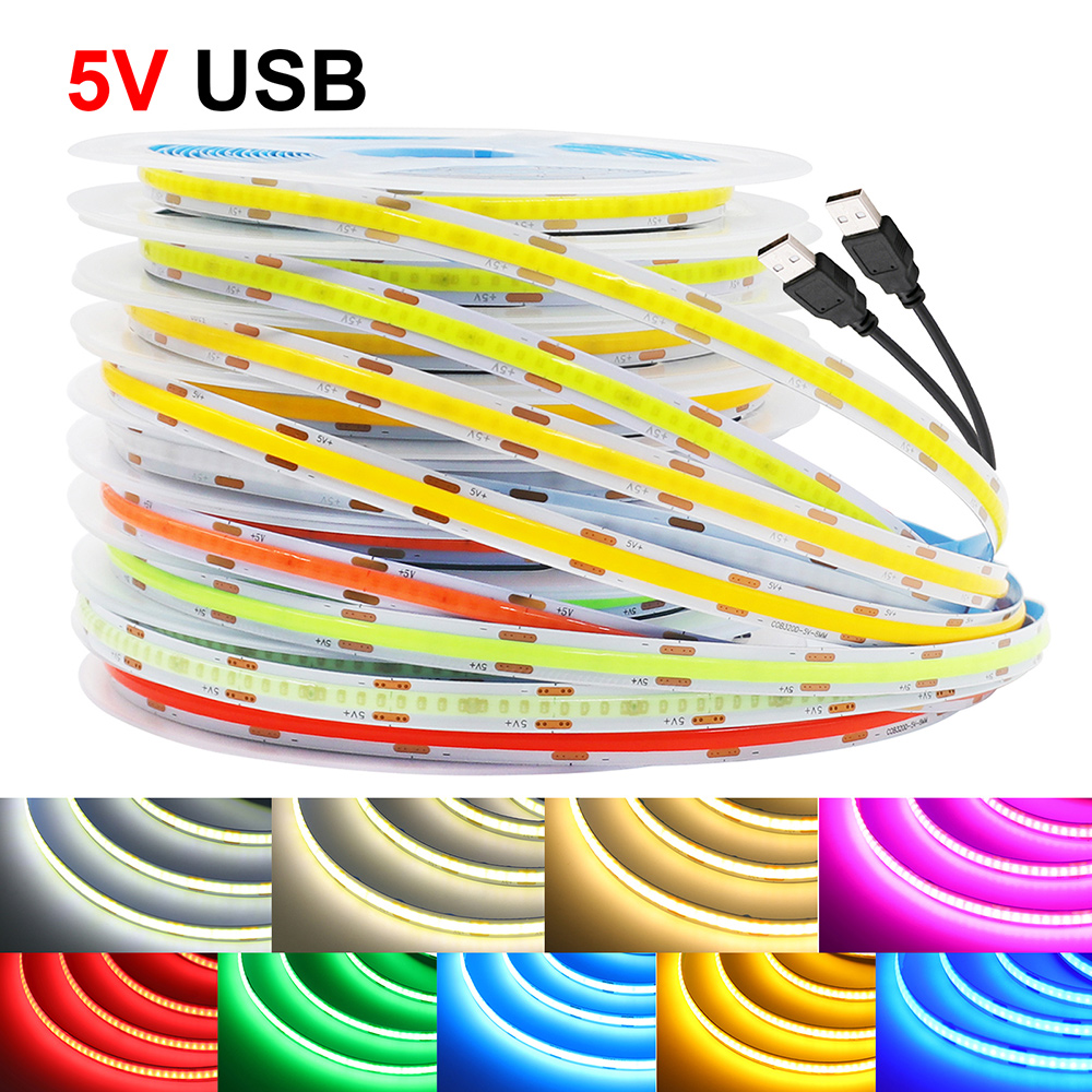 DC 5V COB LED Strip Light 320L - Decor Lighting Hours recension och pris