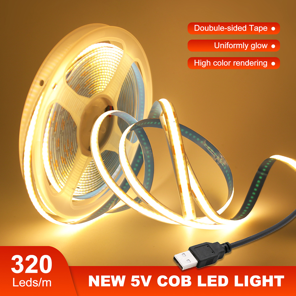 DC 5V COB LED Strip Light 320L - Decor Lighting Hours recension och pris