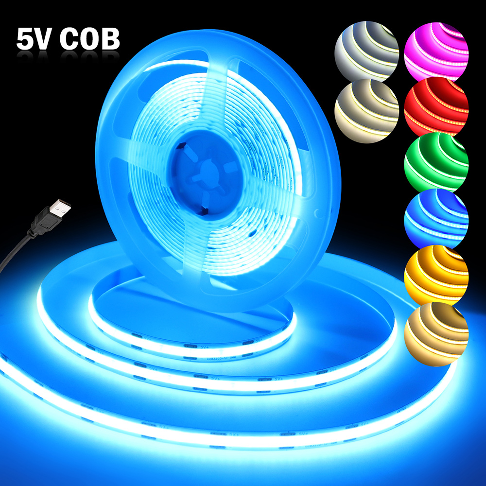 DC 5V COB LED Strip Light 320L - Decor Lighting Hours recension och pris