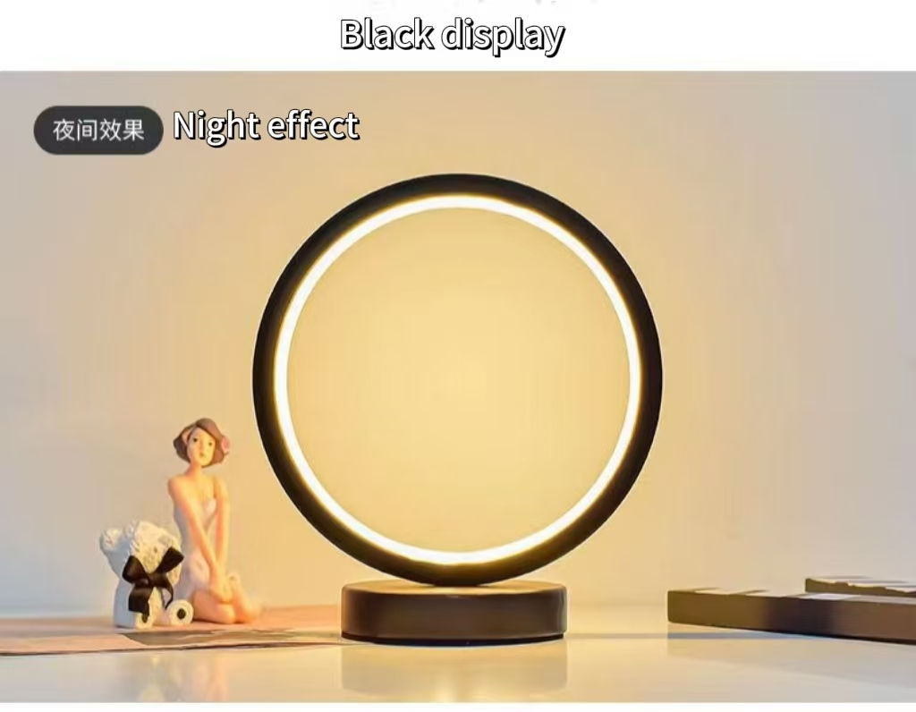20CM LED Simple Circular Ring  - Lighting Table Decor recension och pris