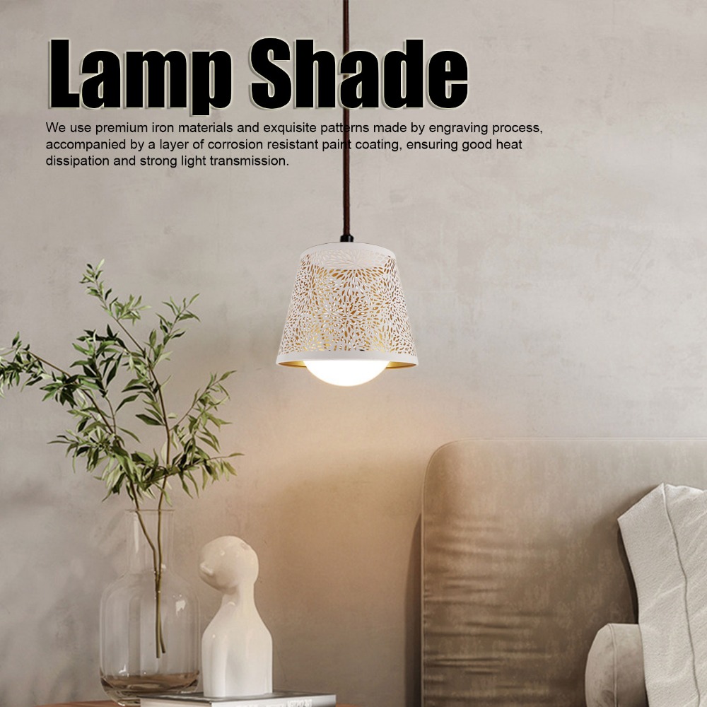 Simple Iron Lampshade Geometri - Geometric Lamp Shade recension och pris