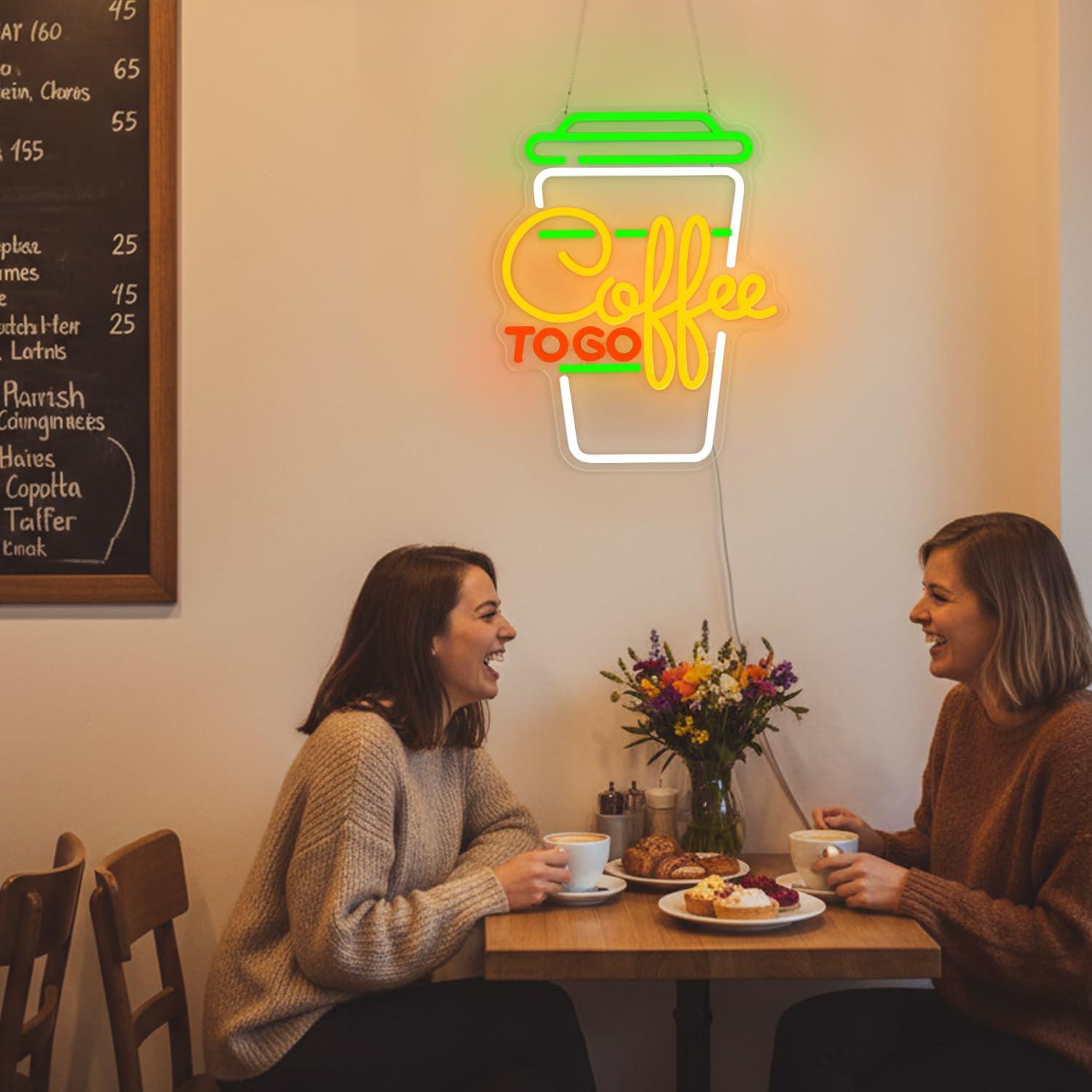 Coffee Neon Sign USB Dimmable  - Restaurant Lighting Decoration recension och pris