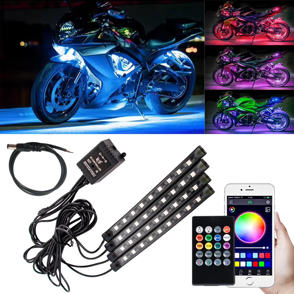 LED Motorcycle Car Atmosphere  - Lighting Bolt Decor recension och pris