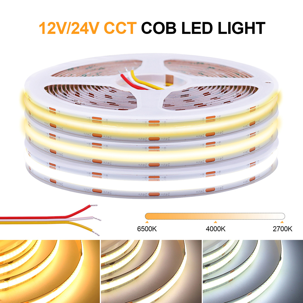 12V 24V COB CCT Led Strip Ligh - Decor Lighting Hours recension och pris