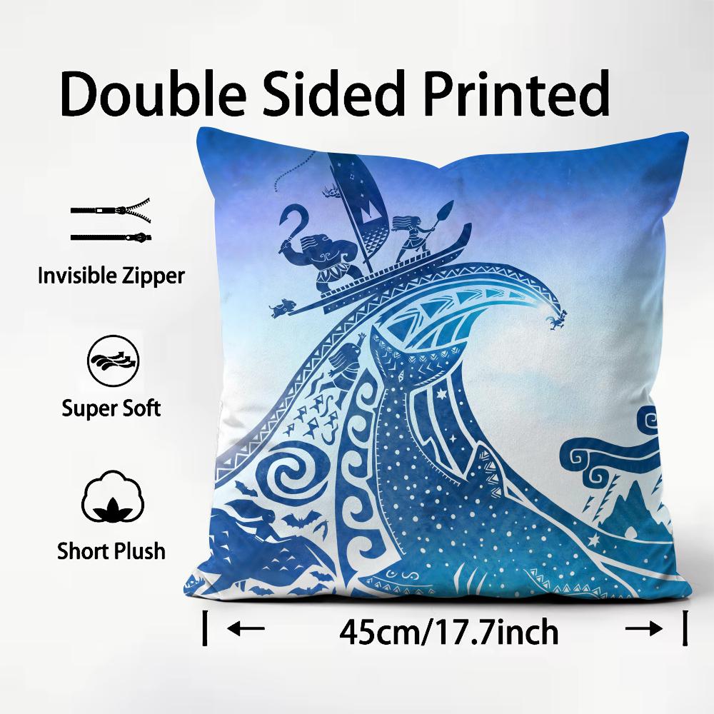 Light blue ocean ripple Cushio - Lighting Decor And Beyond recension och pris