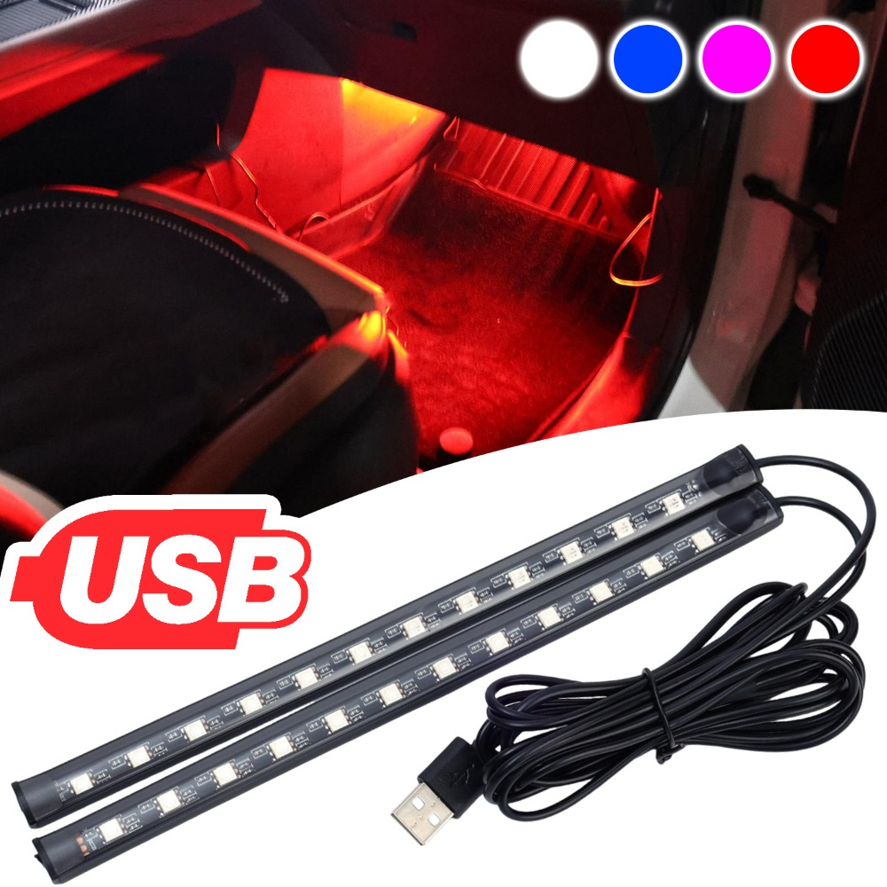 USB Car LED Strip Light Interi - Lighting Bolt Decor recension och pris