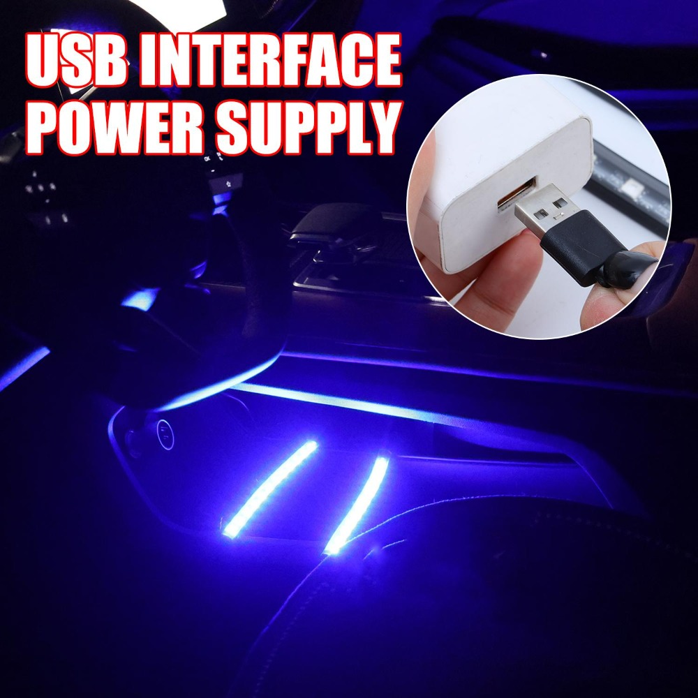 USB Car LED Strip Light Interi - Lighting Bolt Decor recension och pris