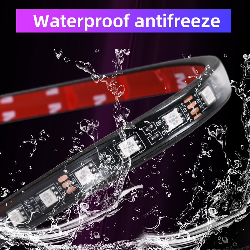 APP LED Motorcycle Car Atmosph - Lighting Bolt Decor recension och pris