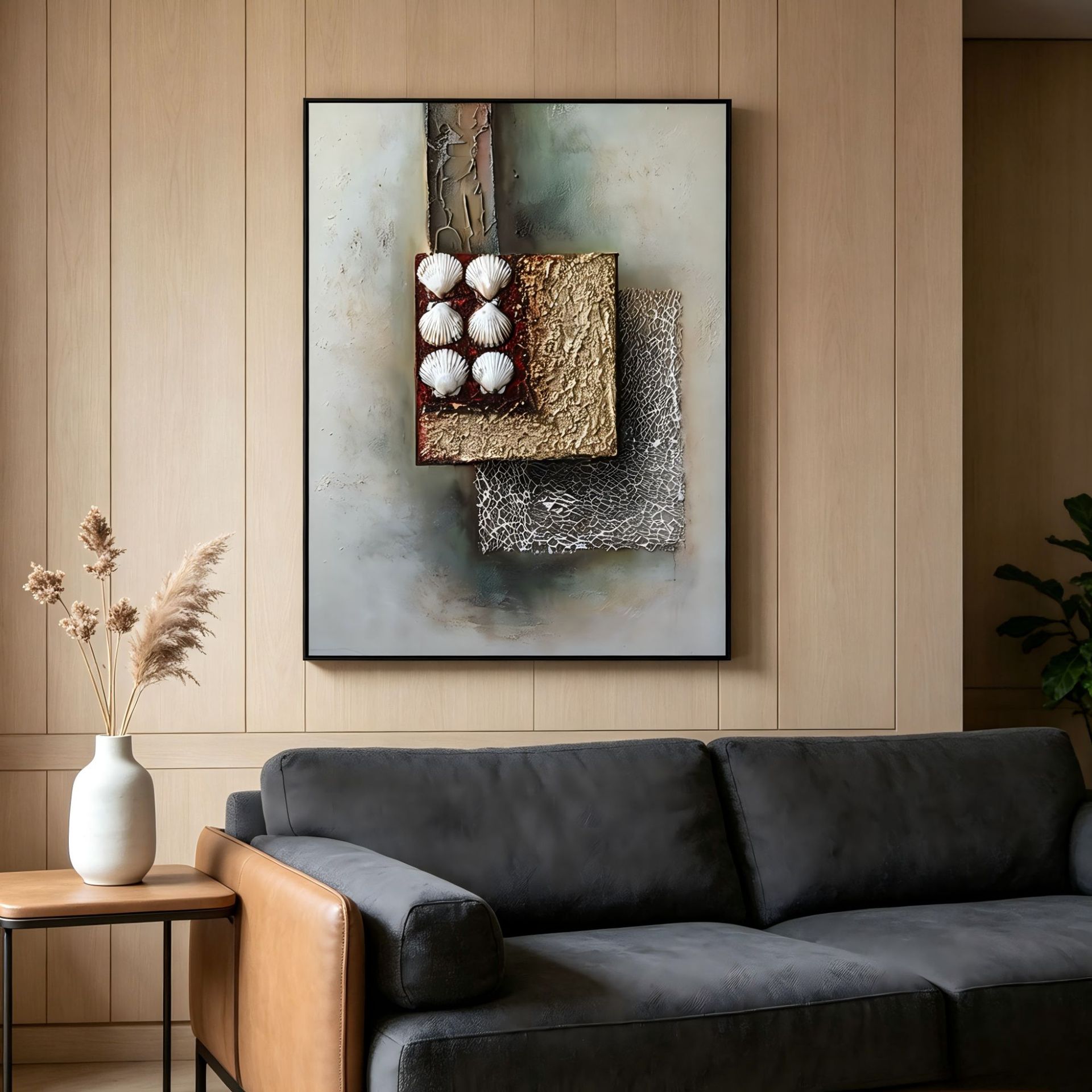 Hand Painted Wabi-sabi Wind Ma - Elements Lighting Decor recension och pris