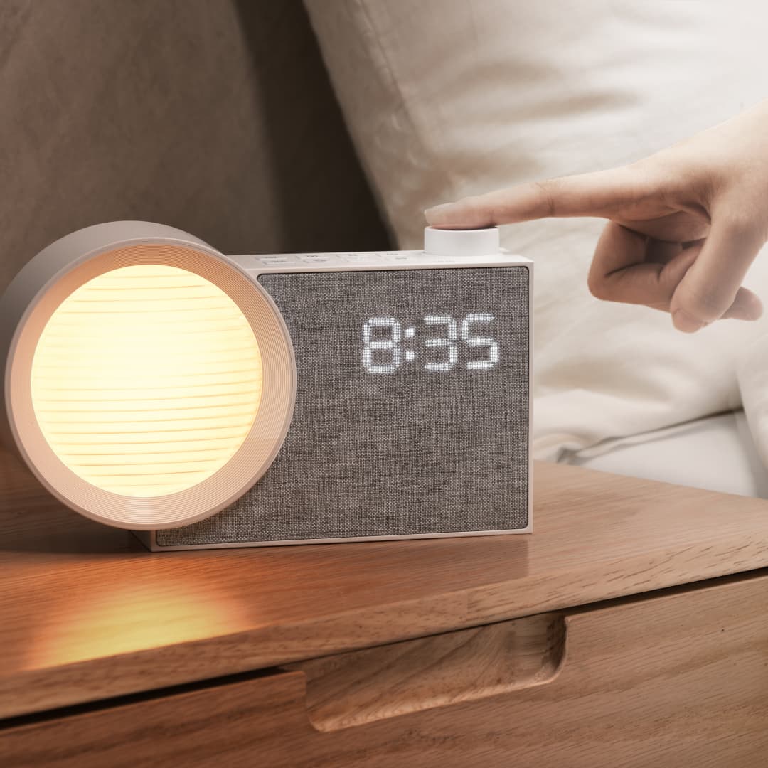 WILIT LED Night Light Alarm Cl - Lighting Table Decor recension och pris
