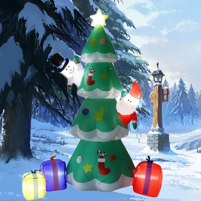 For 7FT Christmas Tree Inflata - Decor Lighting Uk recension och pris