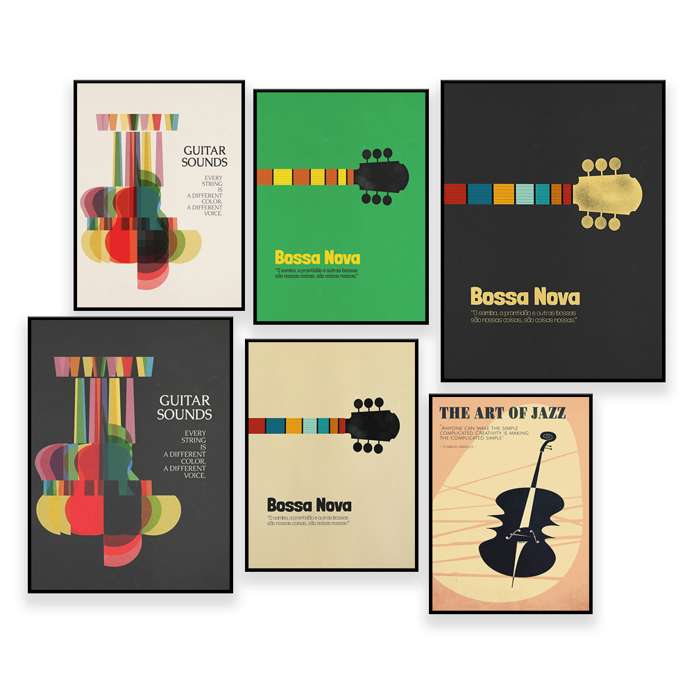 Bossa Nova Poster, Jazz Print, - Nova Decor & Lighting Vase recension och pris