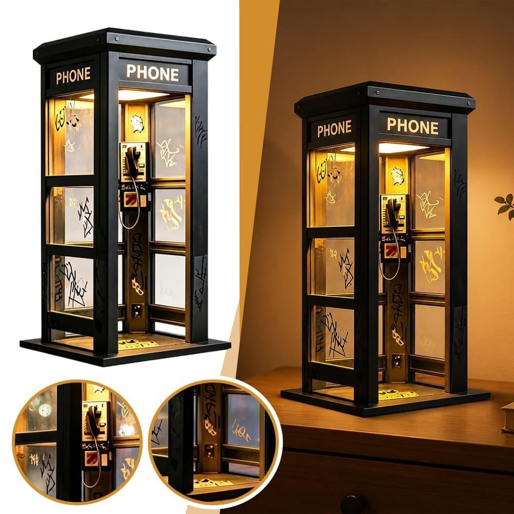 Vintage London Telephone Booth - Lighting Table Decor recension och pris