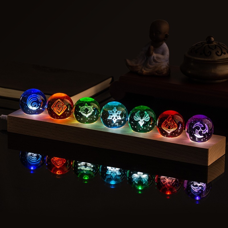 2026 New Genshin Impact 6cm 4c - Elements Lighting Decor recension och pris