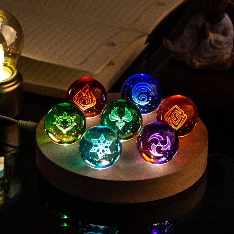 2026 New Genshin Impact 6cm 4c - Elements Lighting Decor recension och pris