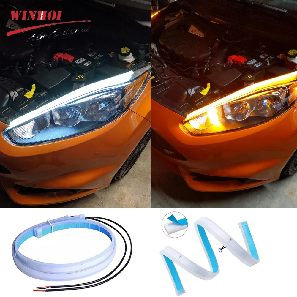 2PCS Car LED DRL Daytime Runni - Lighting Bolt Decor recension och pris