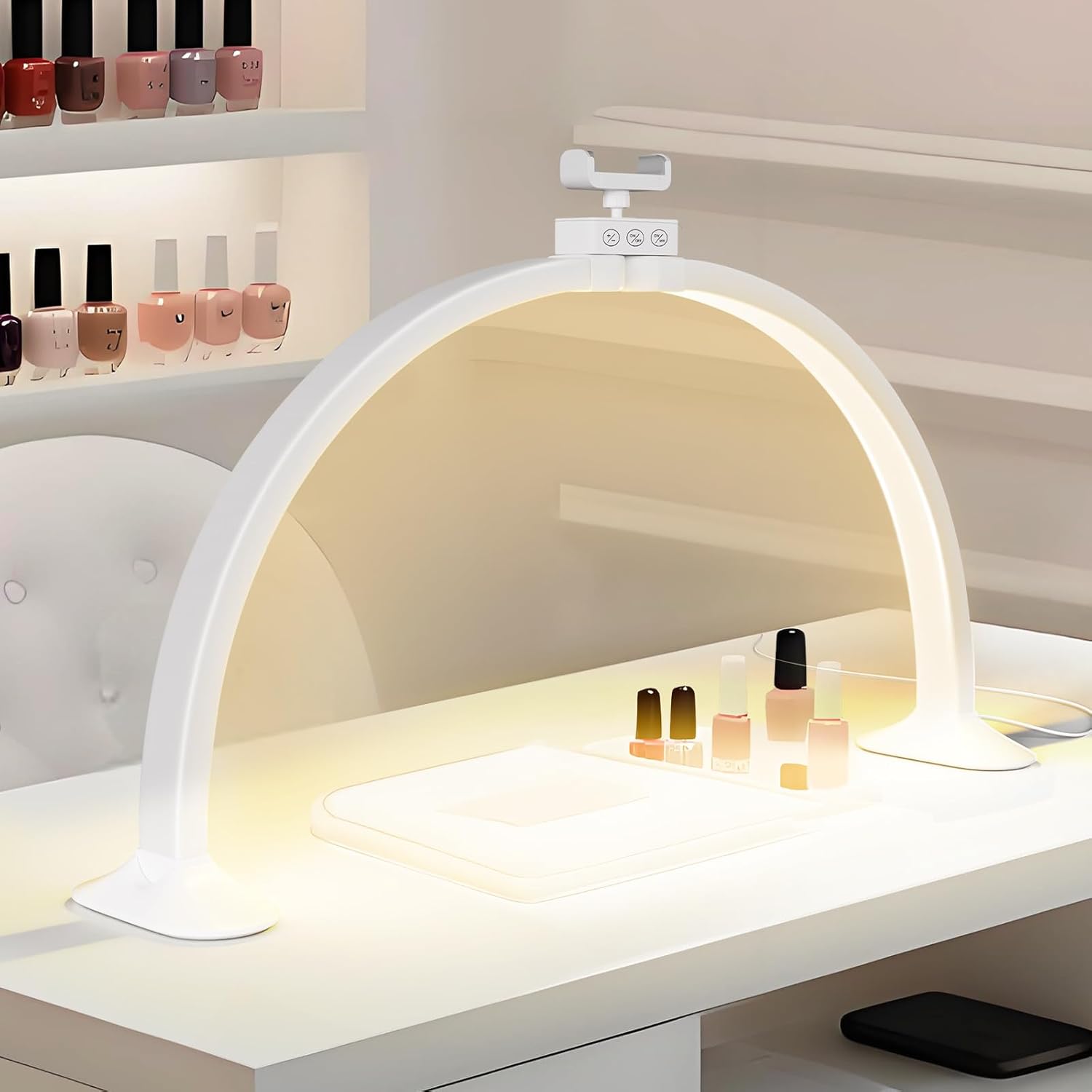 Half Moon Light U-Shaped Nail  - Led Moon Lamp recension och pris
