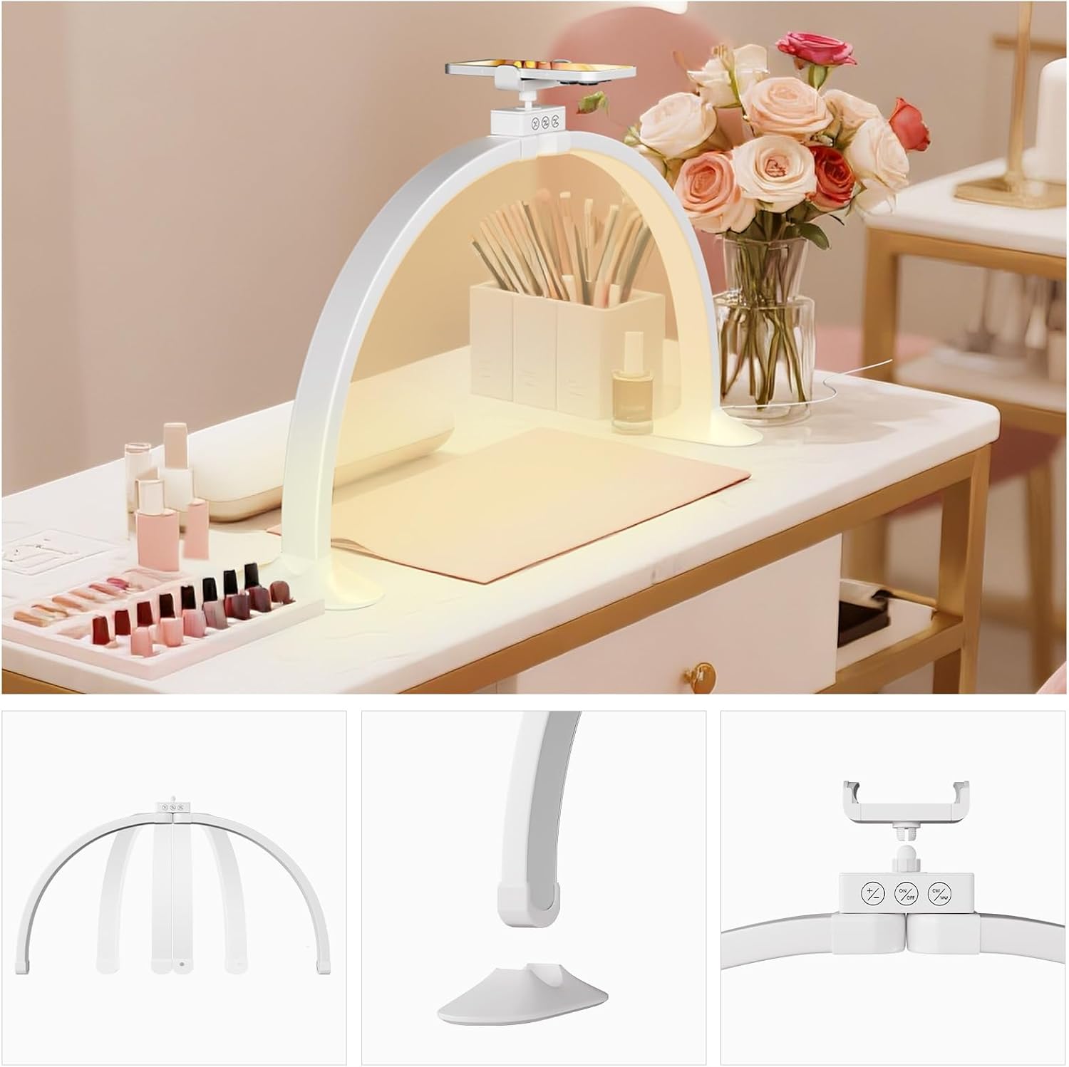 Half Moon Light U-Shaped Nail  - Led Moon Lamp recension och pris