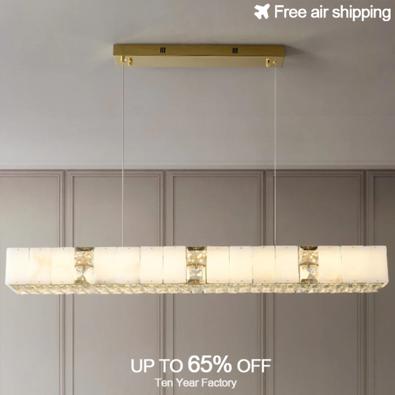 Gold Black Modern LED Chandeli - Elements Lighting Decor recension och pris