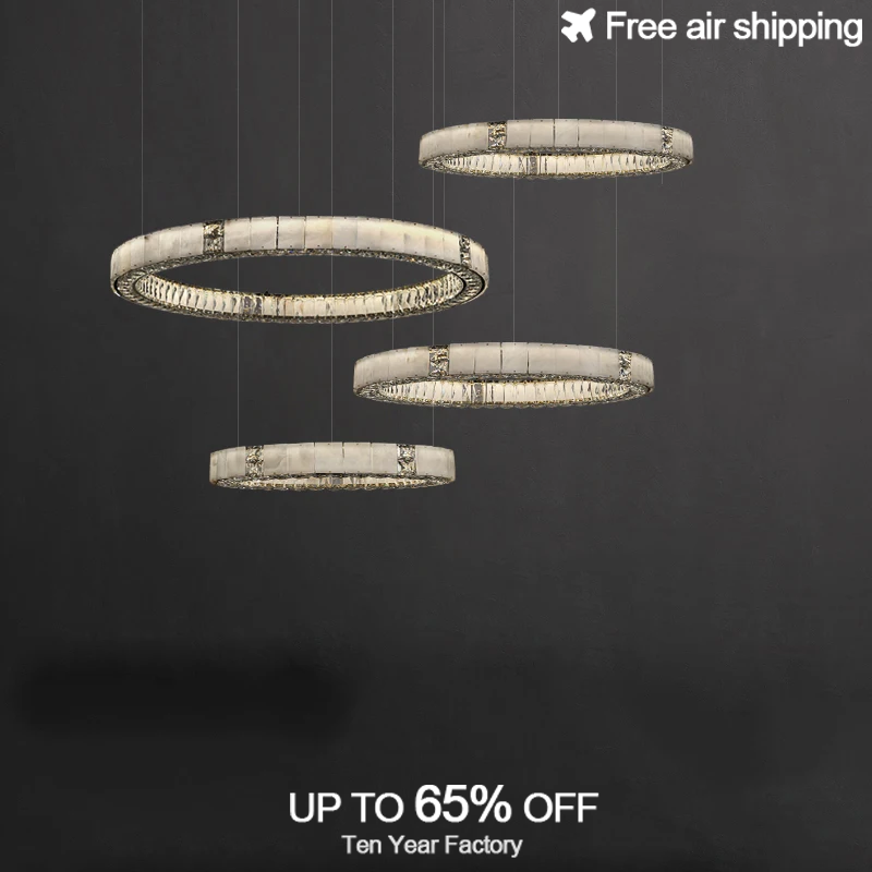 Gold Black Modern LED Chandeli - Elements Lighting Decor recension och pris