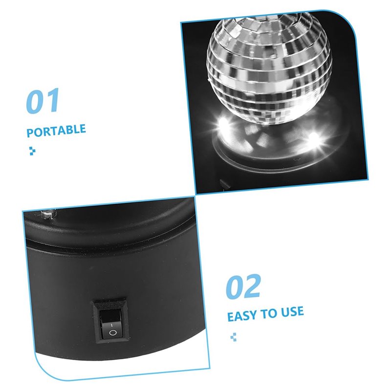 AB41-Battery-Powered Rotating  - Restaurant Lighting Decoration recension och pris